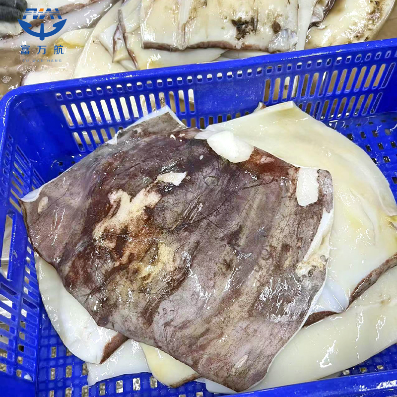 Frozen squid fillet